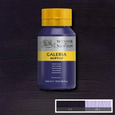 Winsor & Newton Galeria Akrilik Boya 500 ml Winsor Violet 728 ürün görseli 1