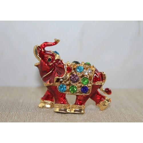 Swarovski Taşlı Minik Figür - Fil ürün görseli 1