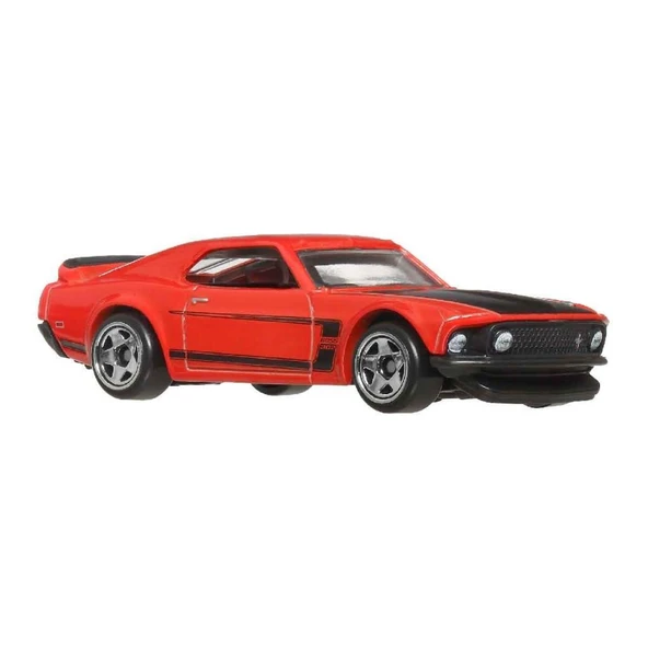 Hot Wheels  60. YIL MUSTANG SERİSİ ARABALAR  69 FORD MUSTANG BOSS 302  GRT01 - JBY49 - 3