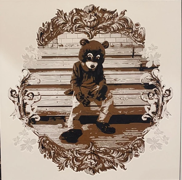 Byrpos The College Dropout - Kanye West Albüm Kapak Sanatı (3 Renk) P1084585 3Dmarket.online