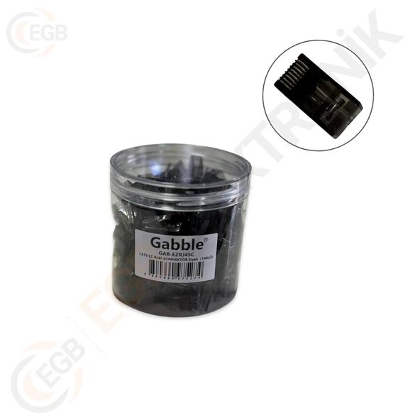 GABBLE GAB-CLR EZRJ45 CAT6 RENKLİ KONNEKTÖR 100LÜ (AVD-10) - 2