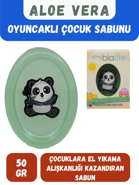 ALOE VERA Özlü El Yapımı Oyuncaklı Çocuk Sabunu - Bialife