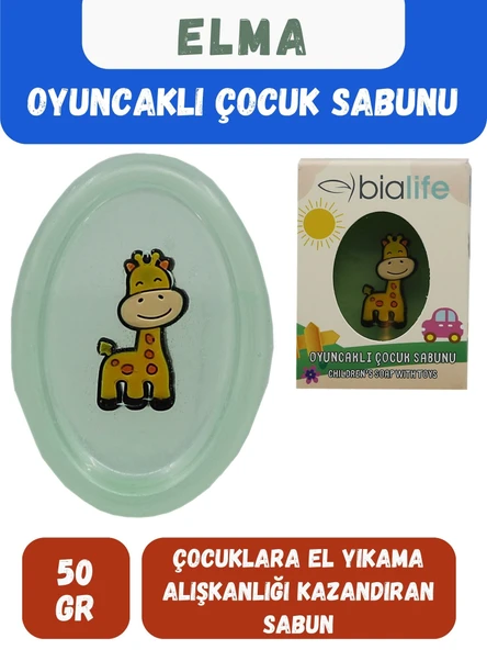 ELMA Özlü El Yapımı Oyuncaklı Çocuk Sabunu - Bialife