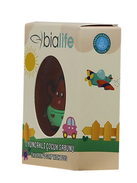 ÇİLEK Özlü El Yapımı Oyuncaklı Çocuk Sabunu - Bialife - 5