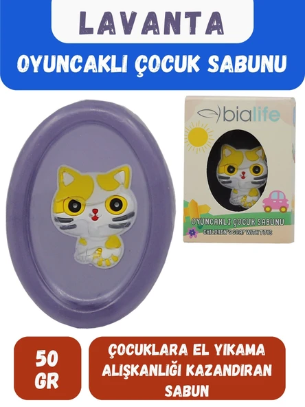 LAVANTA Özlü El Yapımı Oyuncaklı Çocuk Sabunu - Bialife