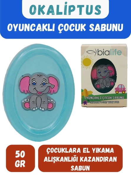 OKALİPTUS Özlü El Yapımı Oyuncaklı Çocuk Sabunu - Bialife
