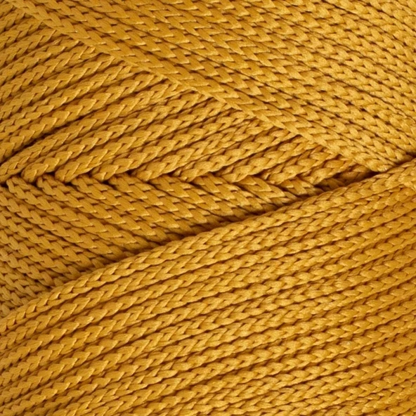 Loren Polyester Soft Macrame Hardal El Örgü İpi - Lm061 - 34449 - 2