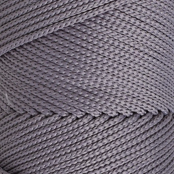 Loren Polyester Soft Macrame Gri El Örgü İpi - Lm050 - 34448 - 2