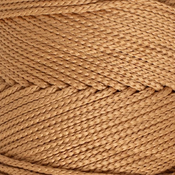 Loren Polyester Soft Macrame Bej El Örgü İpi - Lm031 - 34437 - 2
