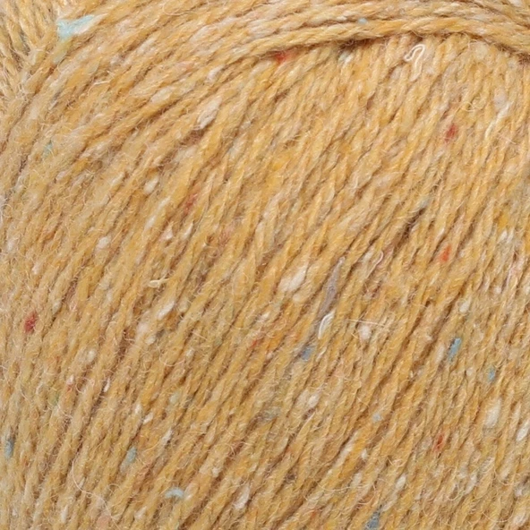 La Mia Re-tweed Sarı Melanj El Örgü İpi - L124 - 34413 - 2