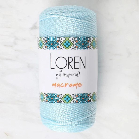 Loren Macrame Bebe Mavi El Örgü İpi - Rm 0221 - 34354