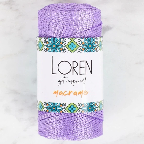 Loren Macrame Lila El Örgü İpi - Rm 0130 - 34336