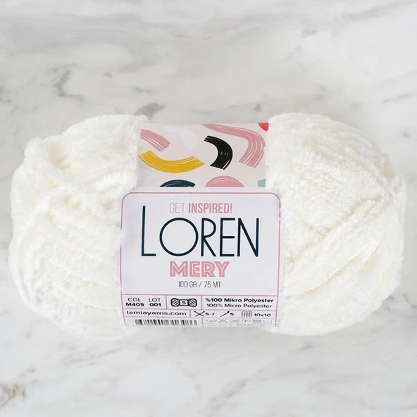 Loren Mery Krem El Örgü İpi - M405 - 34312 - 3