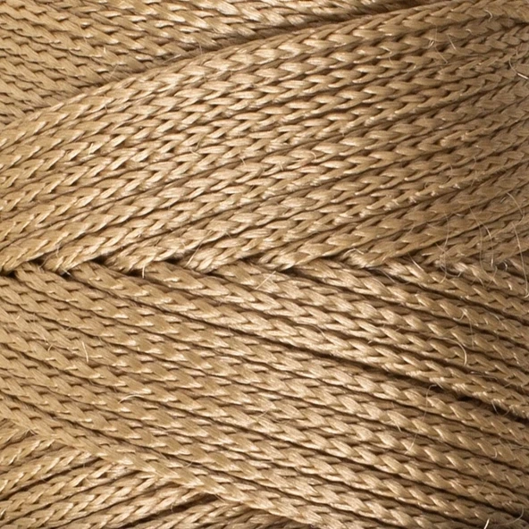 Loren Macrame Sütlü Kahve El Örgü İpi - Rm 041 - 34328 - 2