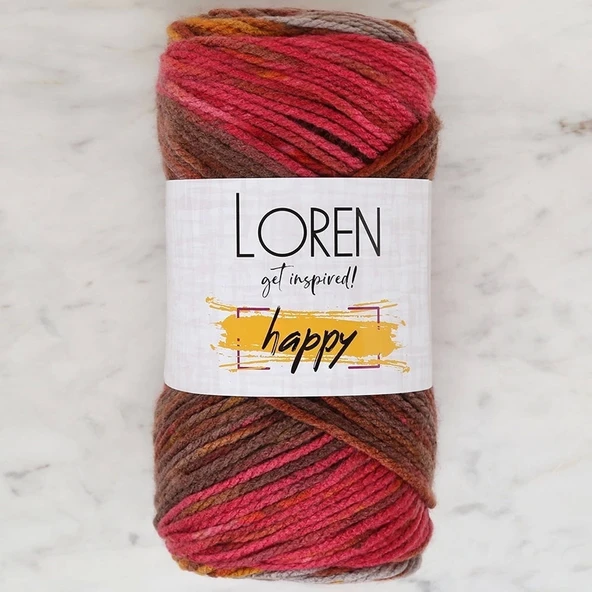 Loren Happy Ebruli El Örgü İpi - Rh012 - 34297