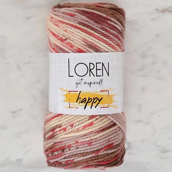 Loren Happy Ebruli El Örgü İpi - Rh002 - 34287