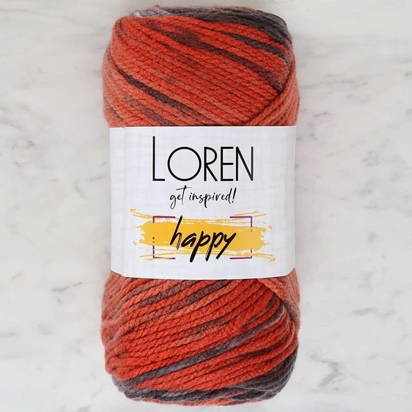 Loren Happy Ebruli El Örgü İpi - Rh008 - 34293