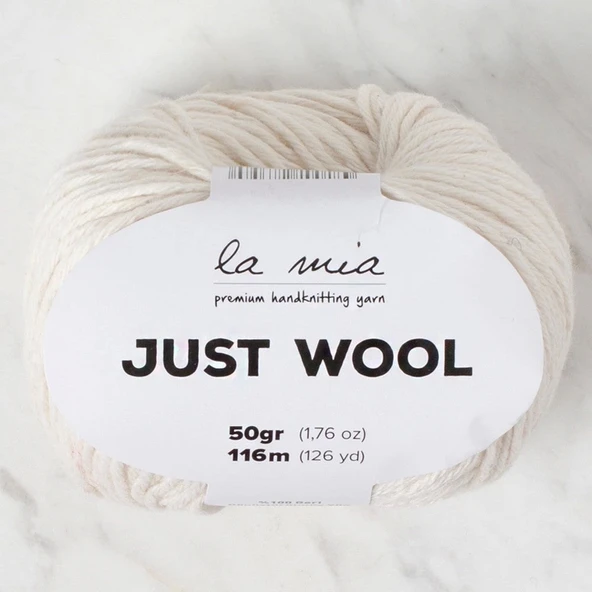 La Mia Just Wool Krem El Örgü İpi - Lt018 - 34183