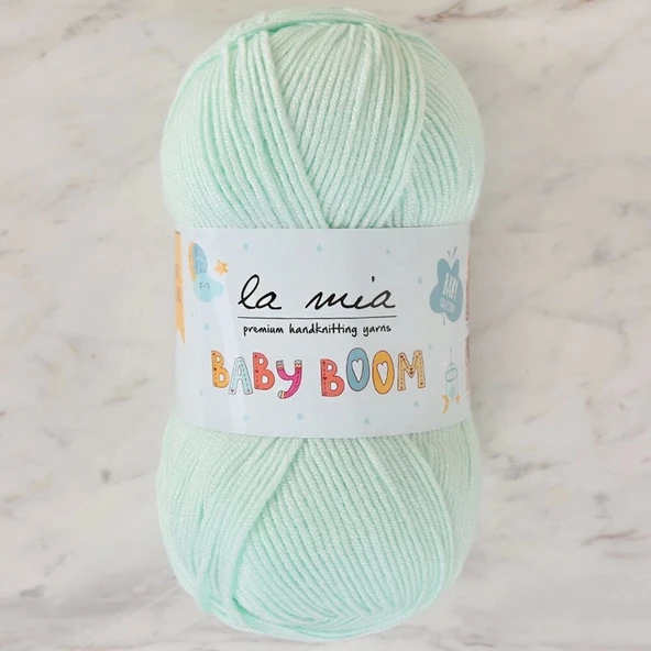 La Mia Baby Boom Bebe Yeşili El Örgü İpi - 1443 - 34131