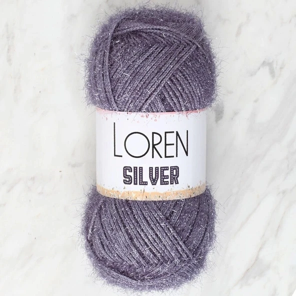 Loren Silver Antrasit El Örgü İpi - Rs0036 - 34098