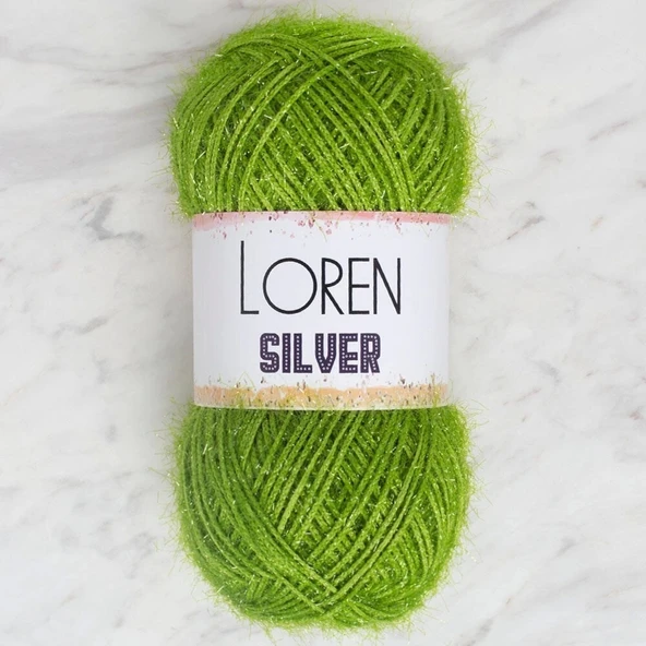 Loren Silver Yeşil El Örgü İpi - Rs0047 - 34099