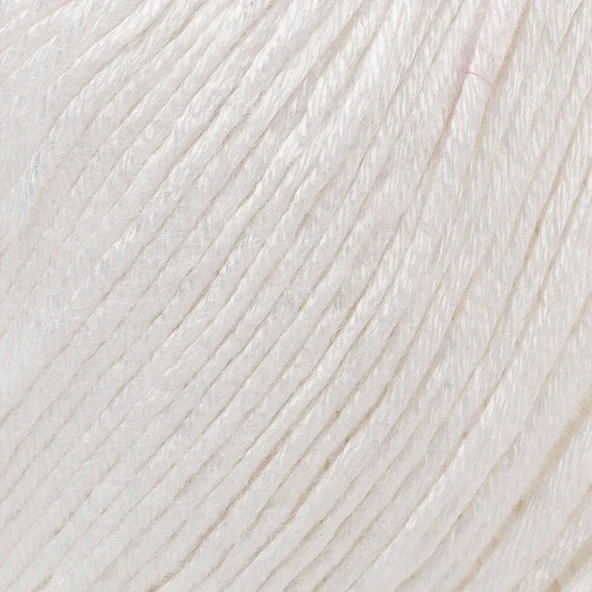 La Mia Bamboo Beyaz El Örgü İpi - L001 - 33847 - Resim 2