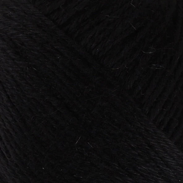 La Mia Angora 50gr Siyah El Örgü İpi - L006 - 33810 - 2