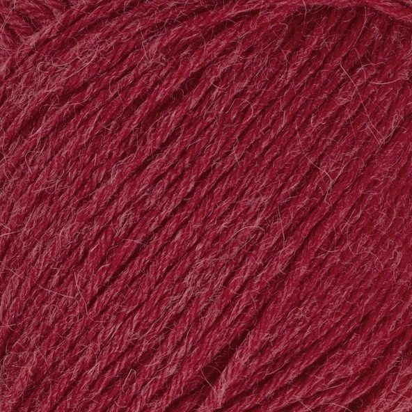 La Mia Angora 50gr Kırmızı El Örgü İpi - L004 - 33799 - Resim 2
