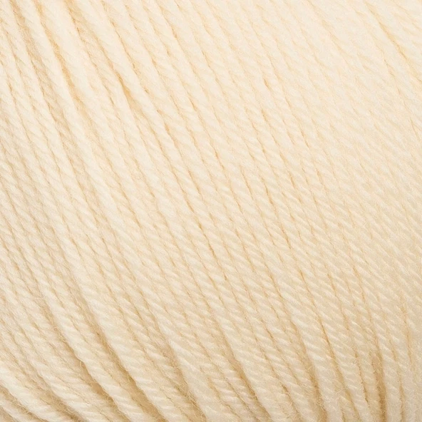 La Mia Merino Krem El Örgü İpi - L075 - 33777 - Resim 2