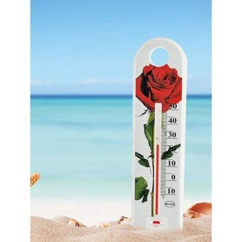 Gül Desenli Termometre - Resim 2