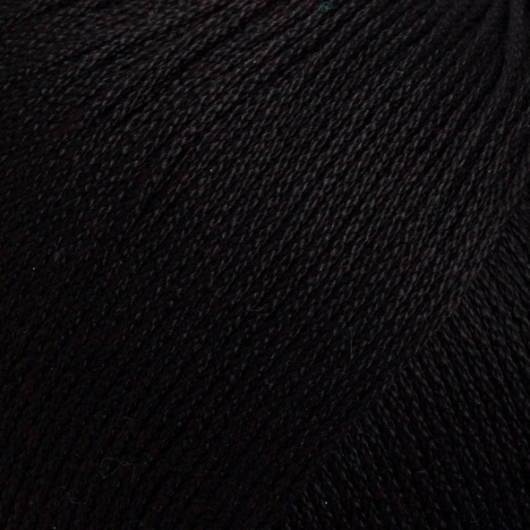La Mia Lux Mercerized Cotton Siyah El Örgü İpi - 1 - 33741 - 2
