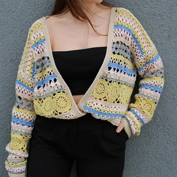 La Mia Cottony Mor Bebek El Örgü İpi - P27 - 33659 - Resim 3