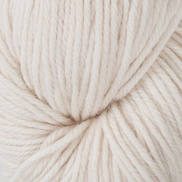 La Mia Natural Wool Krem El Örgü İpi - H1 - 33607 - Resim 2