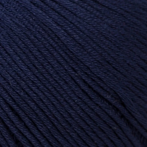 La Mia Mercerized Cotton Koyu Mavi El Örgü İpi - 117 - 33590 - 2