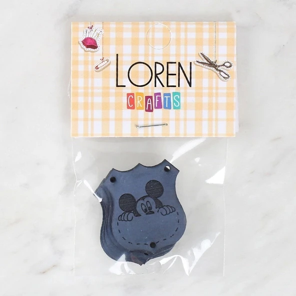 Loren Crafts Figürlü Deri Arma 5 Adet - 1577 - 2
