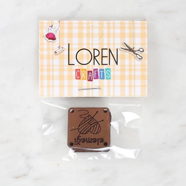Loren Crafts Elemeği Deri Arma 5 Adet - 1588 - 2