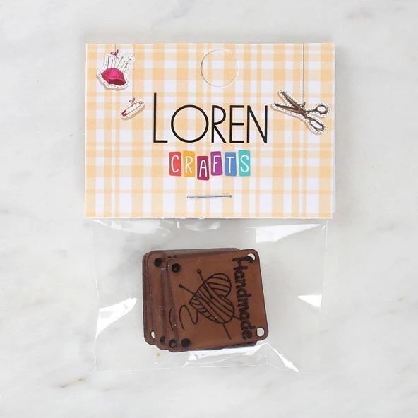 Loren Crafts Handmade Deri Arma 5 Adet - 1565 - 2