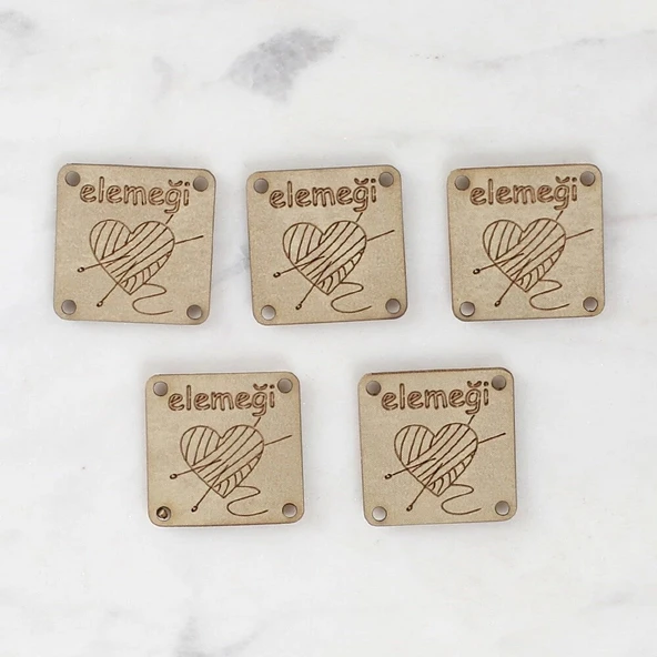 Loren Crafts Elemeği Deri Arma 5 Adet - 1569