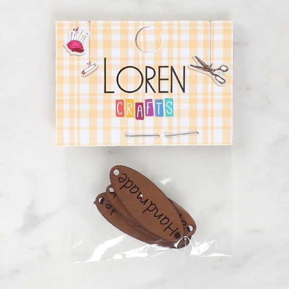 Loren Crafts Handmade Deri Arma 5 Adet - 1550 - 2