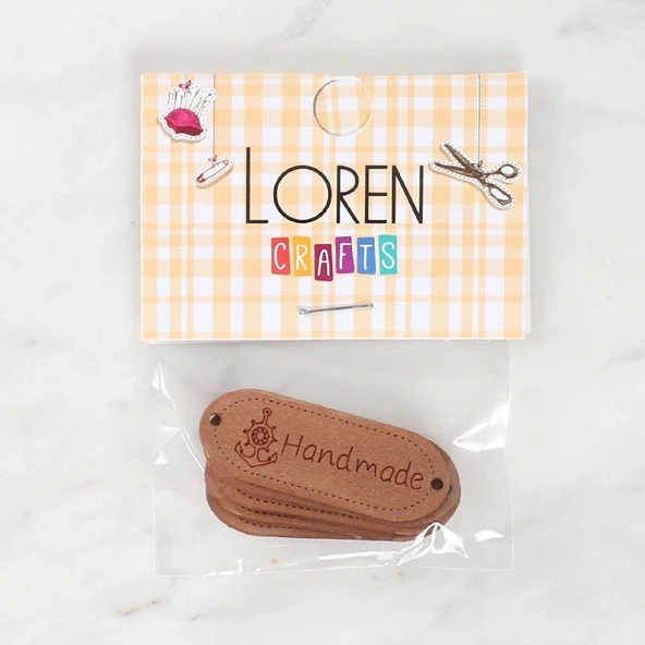 Loren Crafts Handmade Deri Arma 5 Adet - 1594 - 2