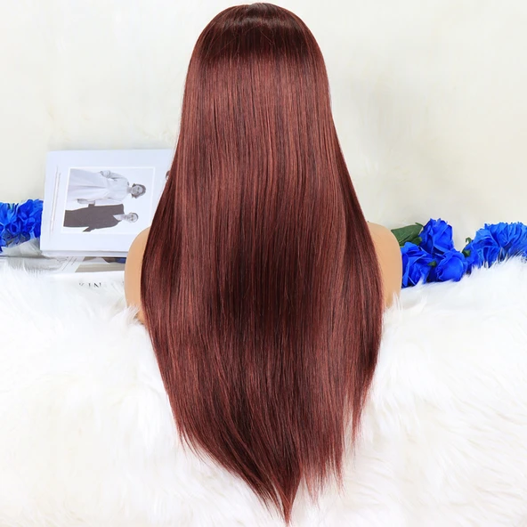 Kızıl Kahve Tül Peruk - 4