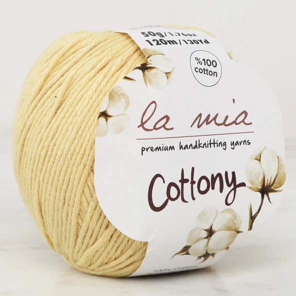 La Mia Cottony Sarı Bebek El Örgü İpi - P15-l015 - 33562
