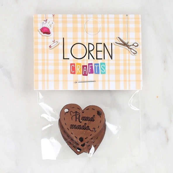 Loren Crafts Handmade Deri Arma 5 Adet - 1562 - 2