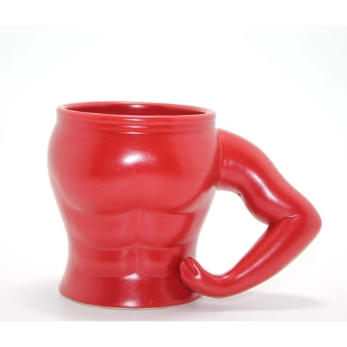 Vücut Porselen Kupa Bardak Kırmızı Renk ürün görseli