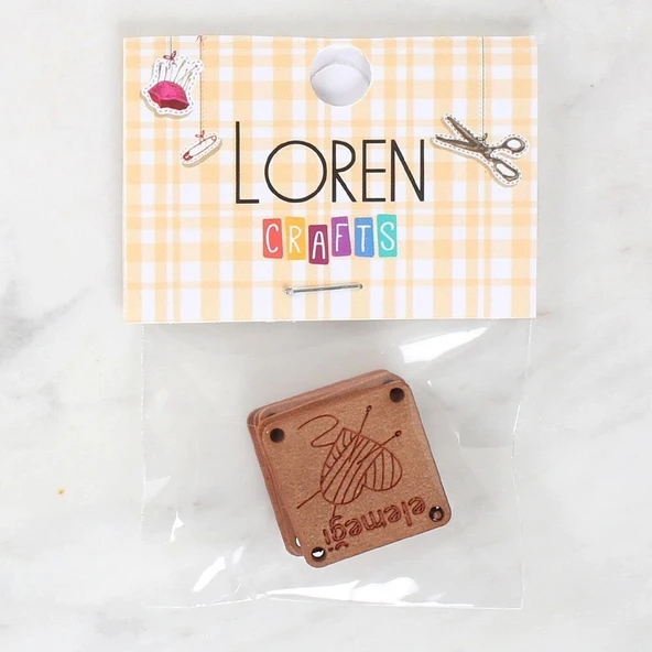 Loren Crafts Elemeği Deri Arma 5 Adet - 1571 - 2