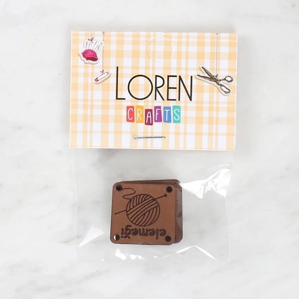 Loren Crafts Elemeği Deri Arma 5 Adet  - 1585 - 2
