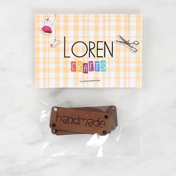 Loren Crafts Handmade Deri Arma 5 Adet - 1549 - 2