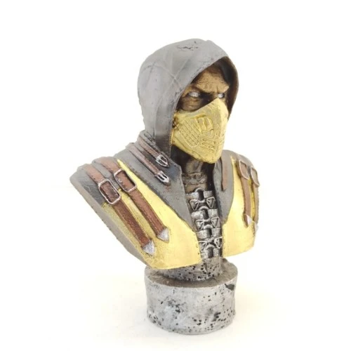 Polyester Scorpion Büst Küçük Boy ürün görseli