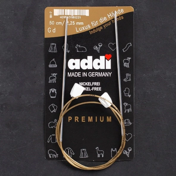 Addi Flexi-bel 2,25mm 50cm Esnek Örgü Şişi - 181-7