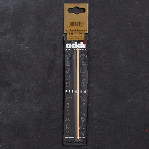 Addi Bambus 3mm 15cm Bambu Yün Tığ - 545-7